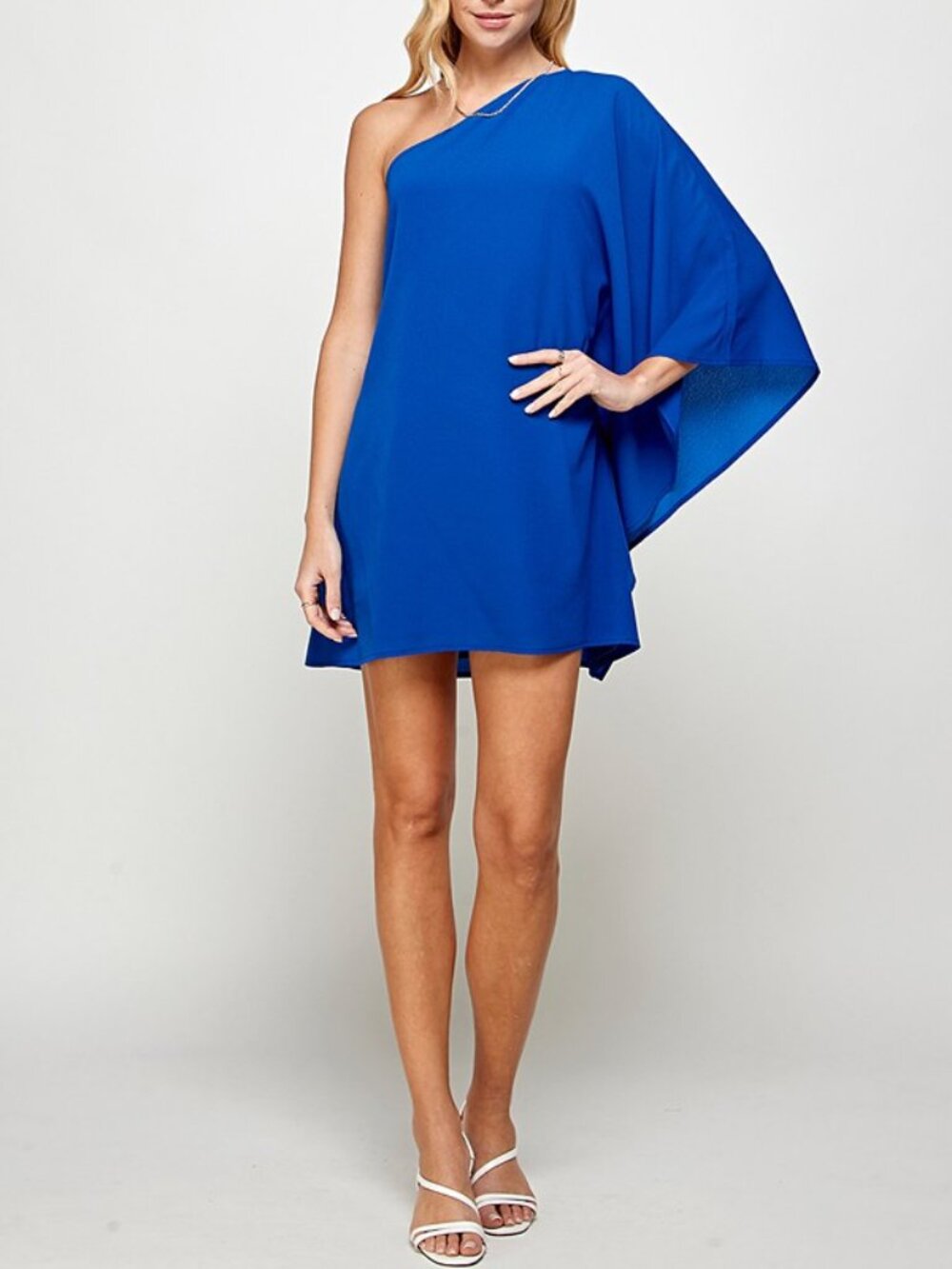 One Shoulder Mini Dress - Picture 6 of 7